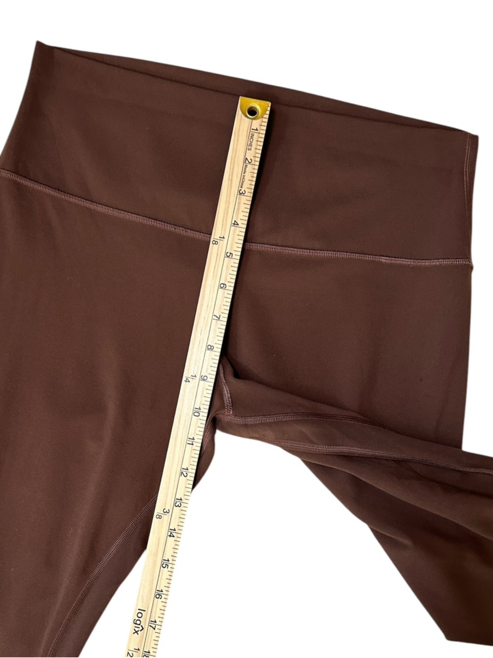 Lululemon Align Pant 28" Full Length Brown Earth Size 12 - Picture 5 of 7